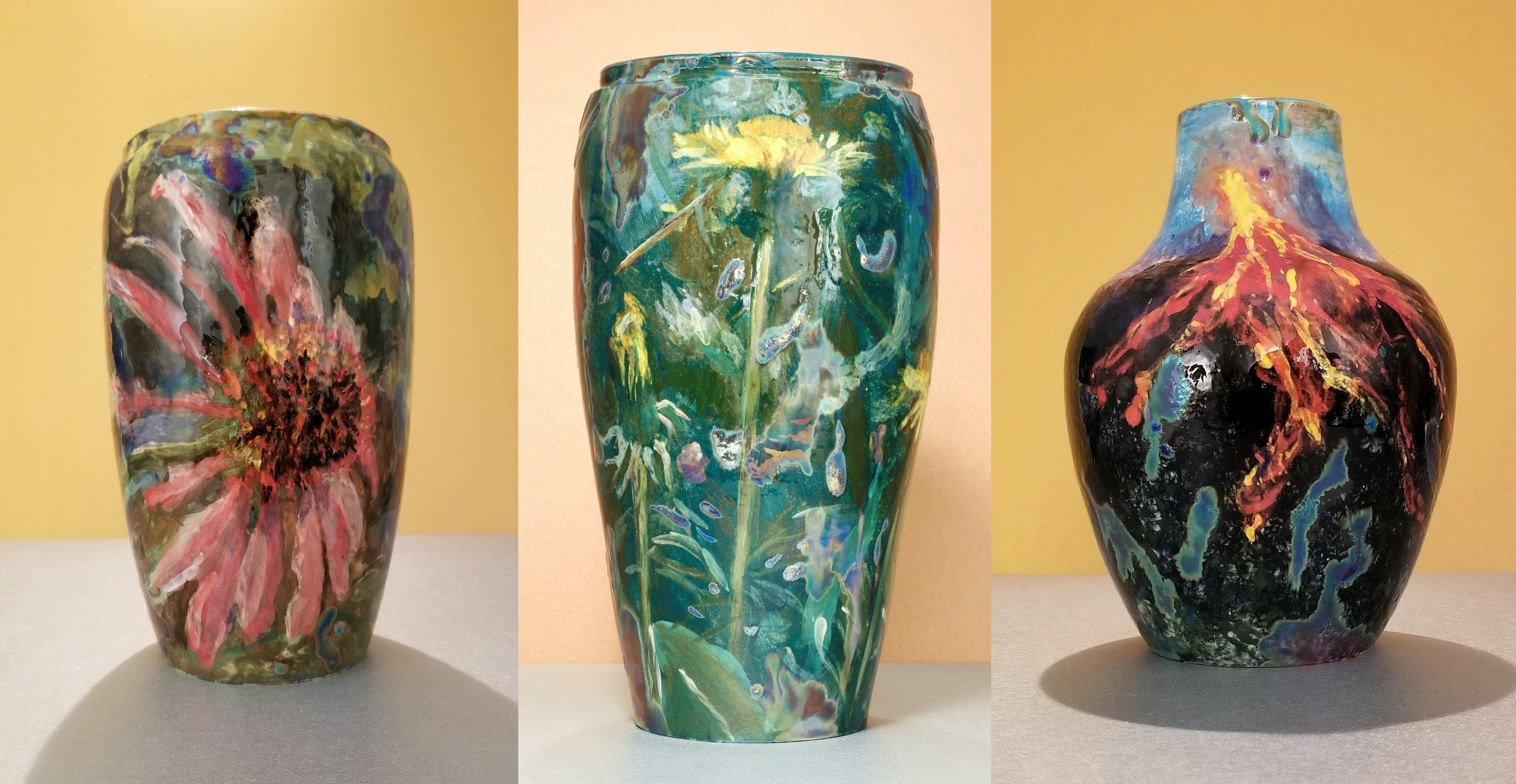 Nature Pottery Trio